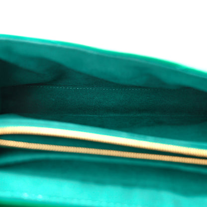 Louis Vuitton Calfskin New Wave Chain Bag MM NM Emerald 5 of 10