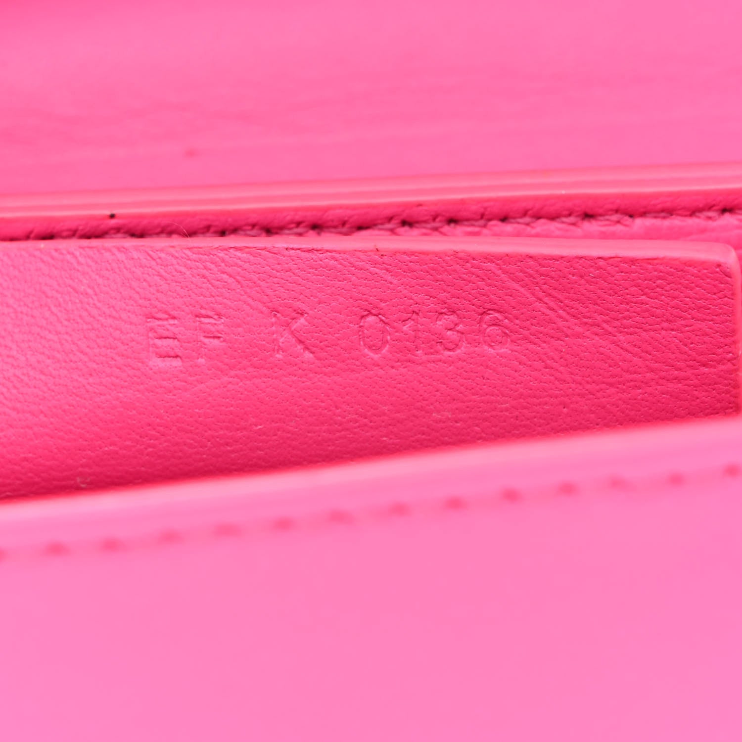 Givenchy Calfskin Bow Cut Chain Wallet Fuchsia 7 of 10