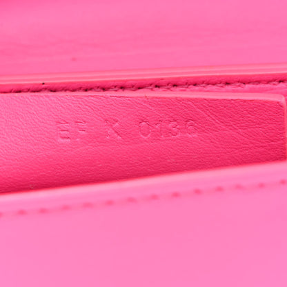 Givenchy Calfskin Bow Cut Chain Wallet Fuchsia 7 of 10