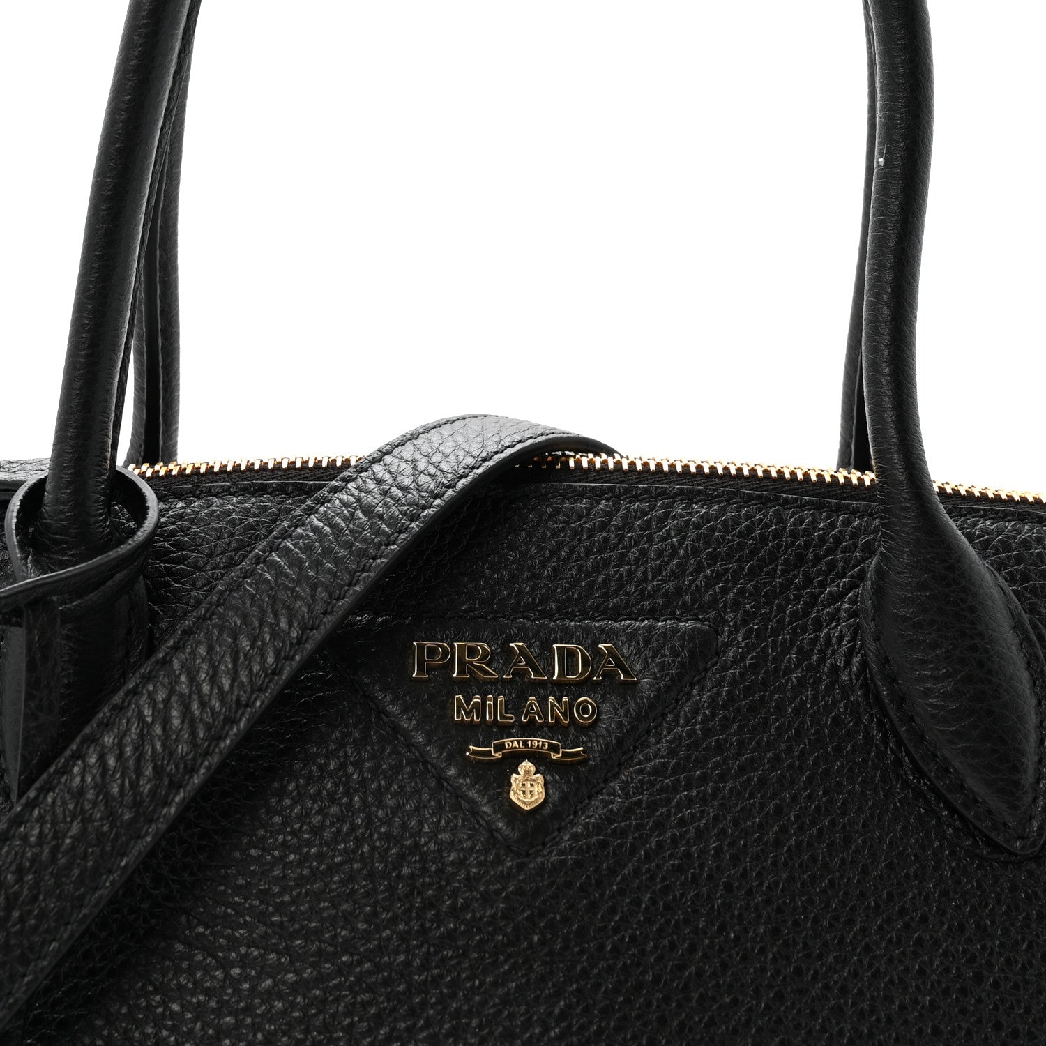 Prada Vitello Daino Small Tote Black 6 of 8
