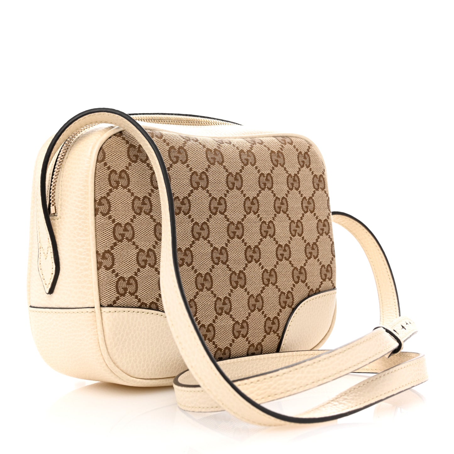 Monogram Dollar Calfskin Mini Bree Messenger Bag Beige Ebony Avoire