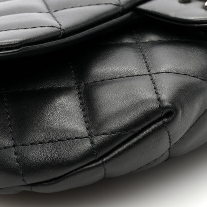 Chanel Calfskin Quilted CC Uniform Flap Belt Bag Black 9 of 10