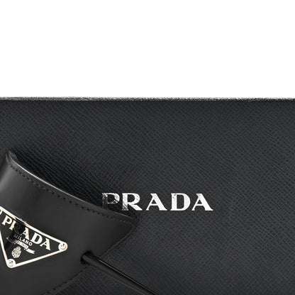 Prada City Calfskin Hair Clip Black 5 of 5