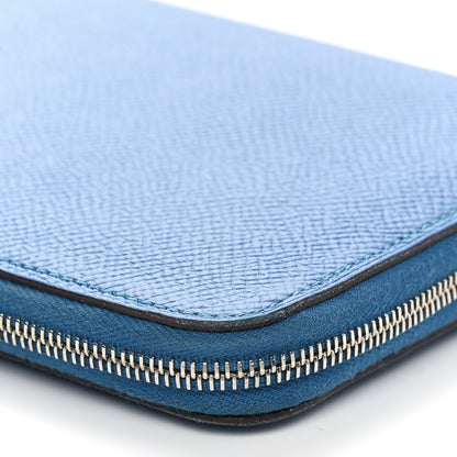 Hermes Epsom Silk'In Wallet Bleu Paradis 8 of 12