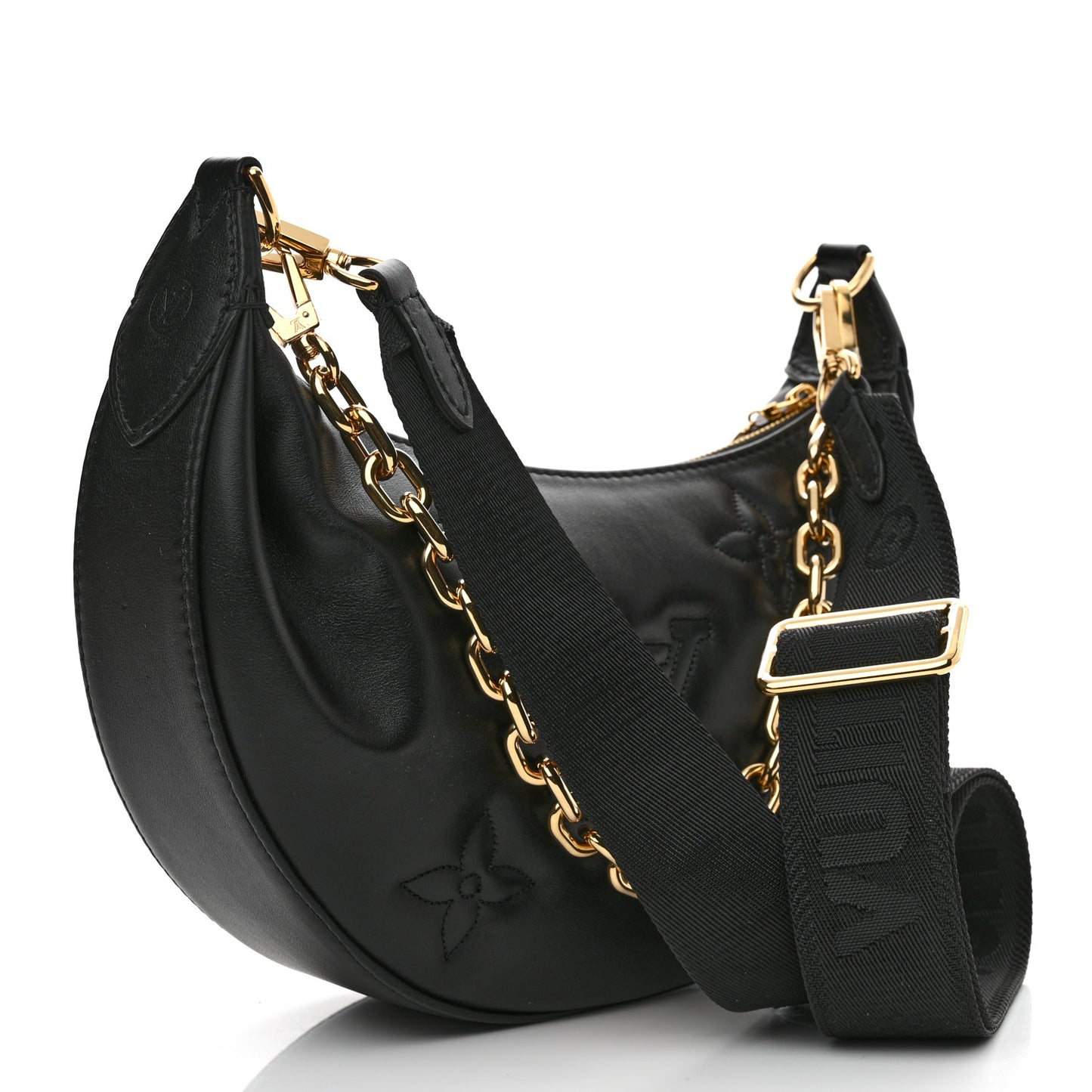 Calfskin Bubblegram Over The Moon Black