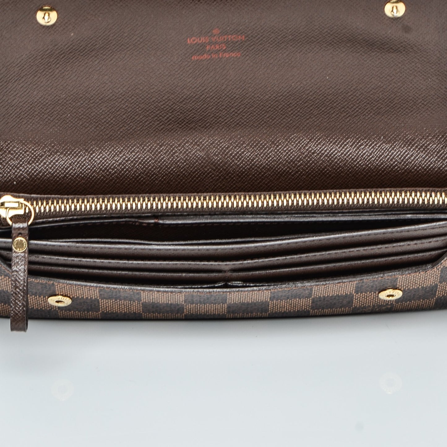Damier Ebene Portefeuille Long Modulable Wallet