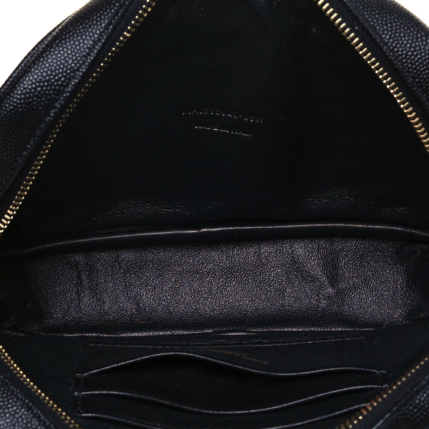 Saint Laurent Grain De Poudre Matelasse Monogram Mini Lou Camera Bag Black 5 of 12