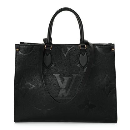 Louis Vuitton Empreinte Monogram Giant Onthego MM Black 1 of 9