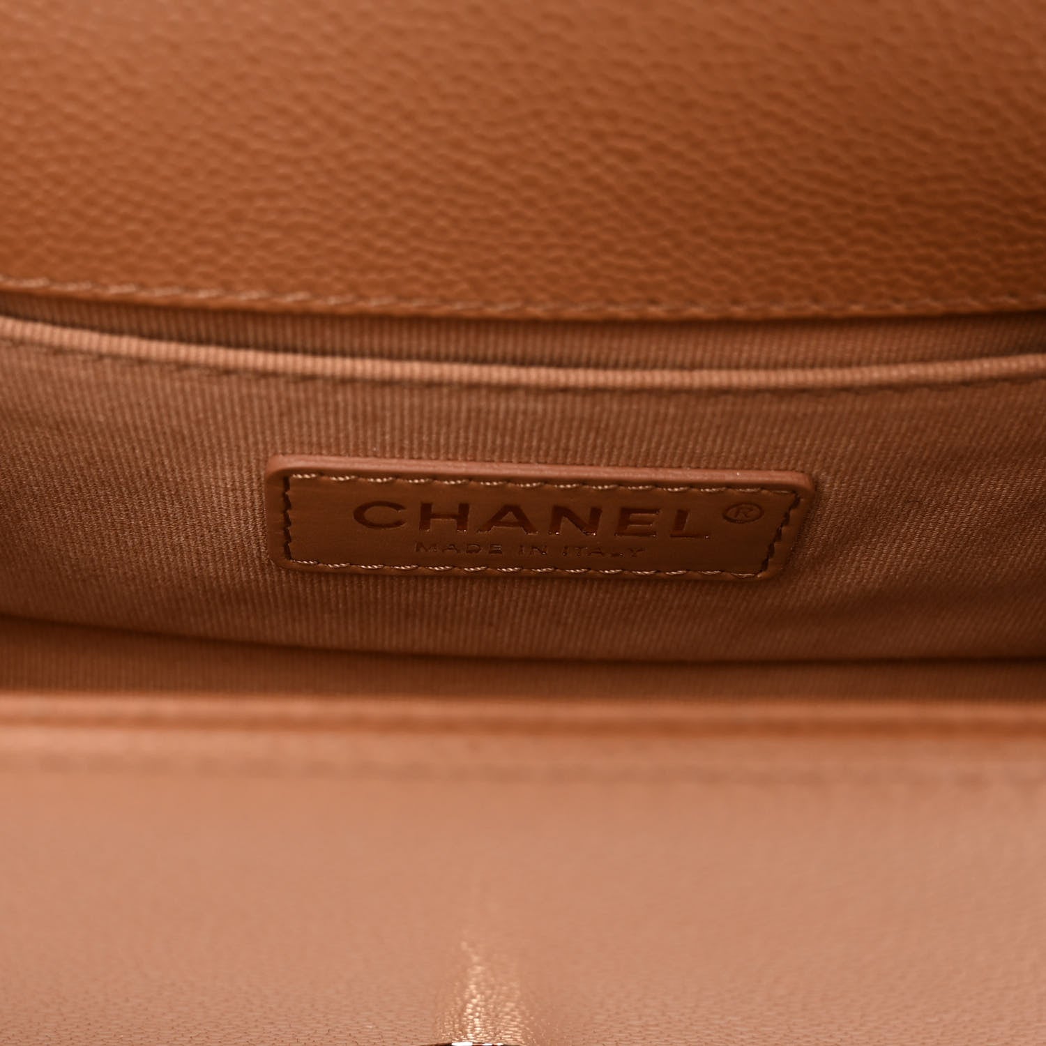Chanel Caviar Quilted Small Boy Flap Brown 6 of 11