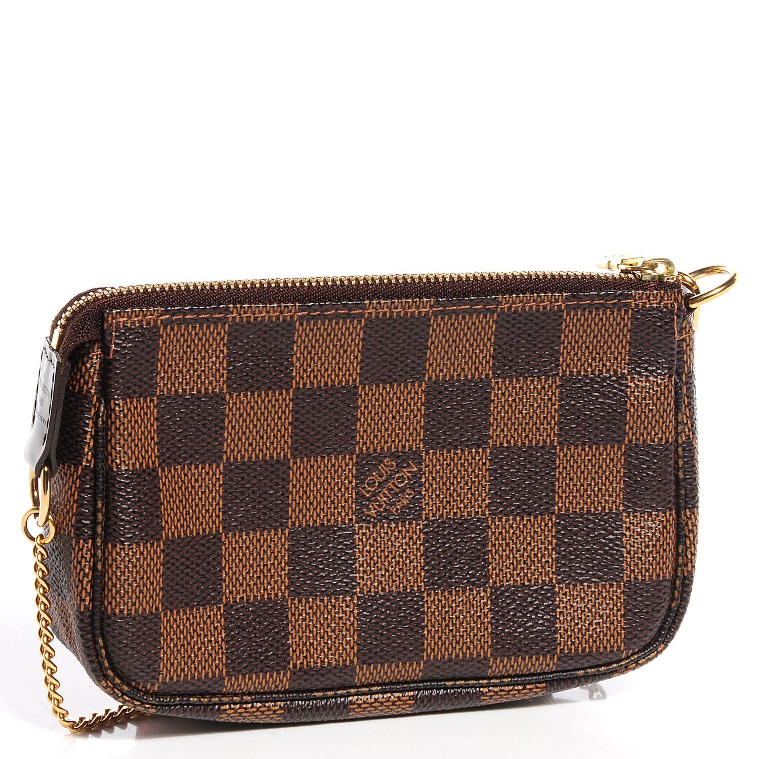 Louis Vuitton Damier Ebene Complice Trunks and Bags Mini Pochette Accessories Red 3 of 7
