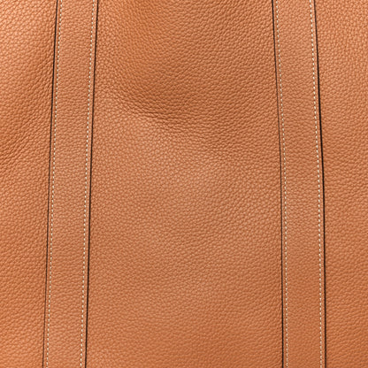 Moynat Taurillon Gex Calfskin Duo Reversible Tote GM Bleu Acier Canelle 12 of 16