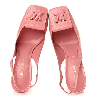 Louis Vuitton Electric Epi Shake Slingback Pumps 40 Pink 2 of 10