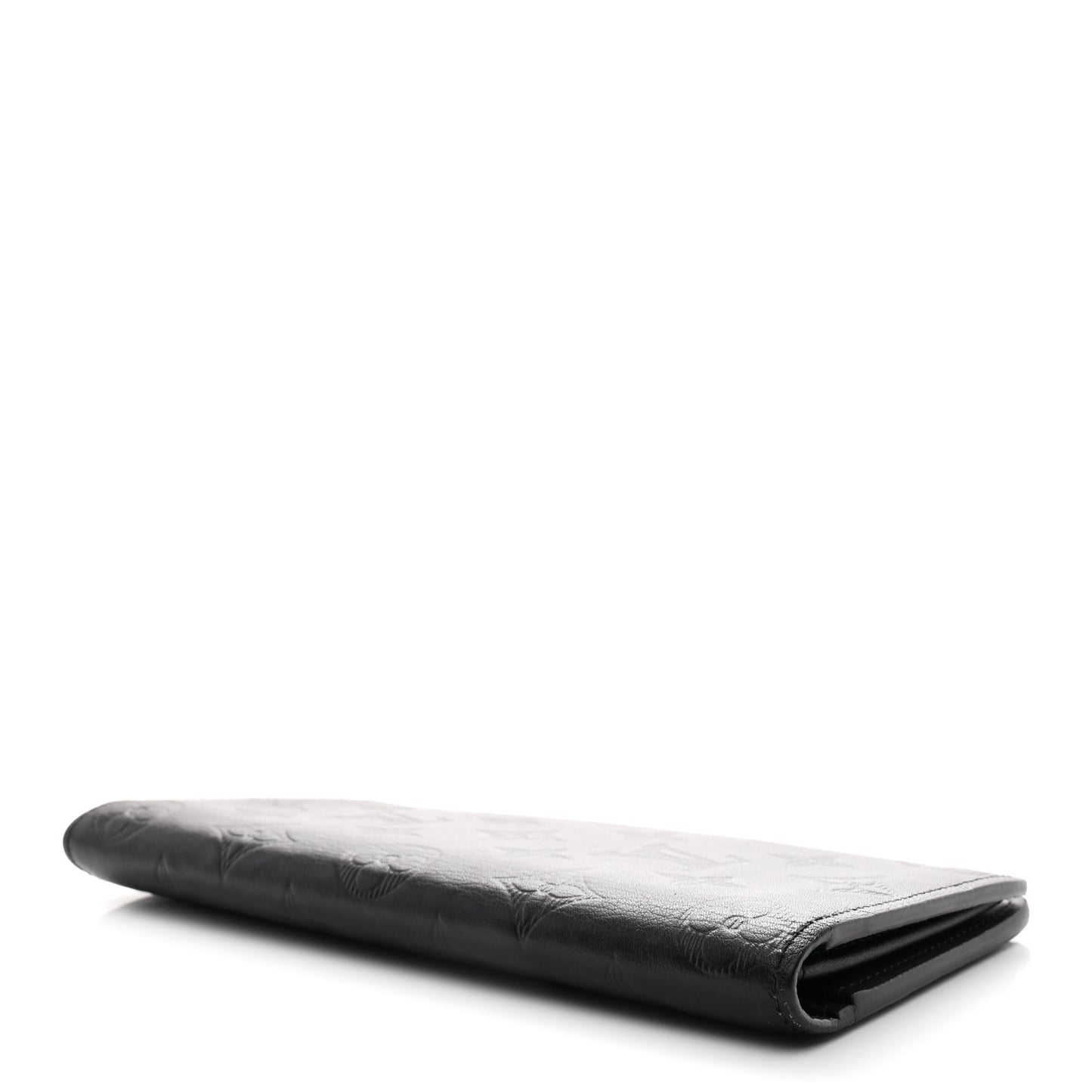 Calfskin Monogram Shadow Brazza Wallet Black