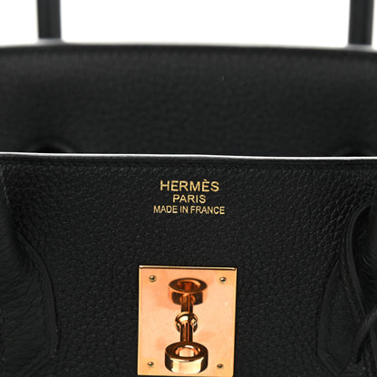 Hermes Togo Birkin 35 Black 6 of 12