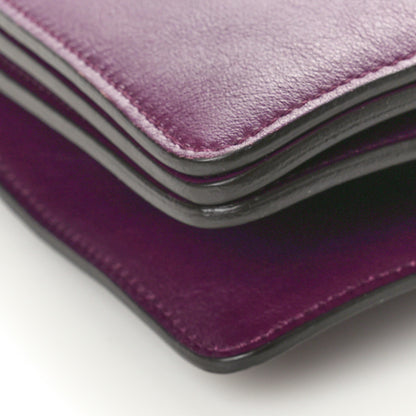 Chloe Calfskin Suede Medium Faye Shoulder Bag Intense Violine 9 of 11