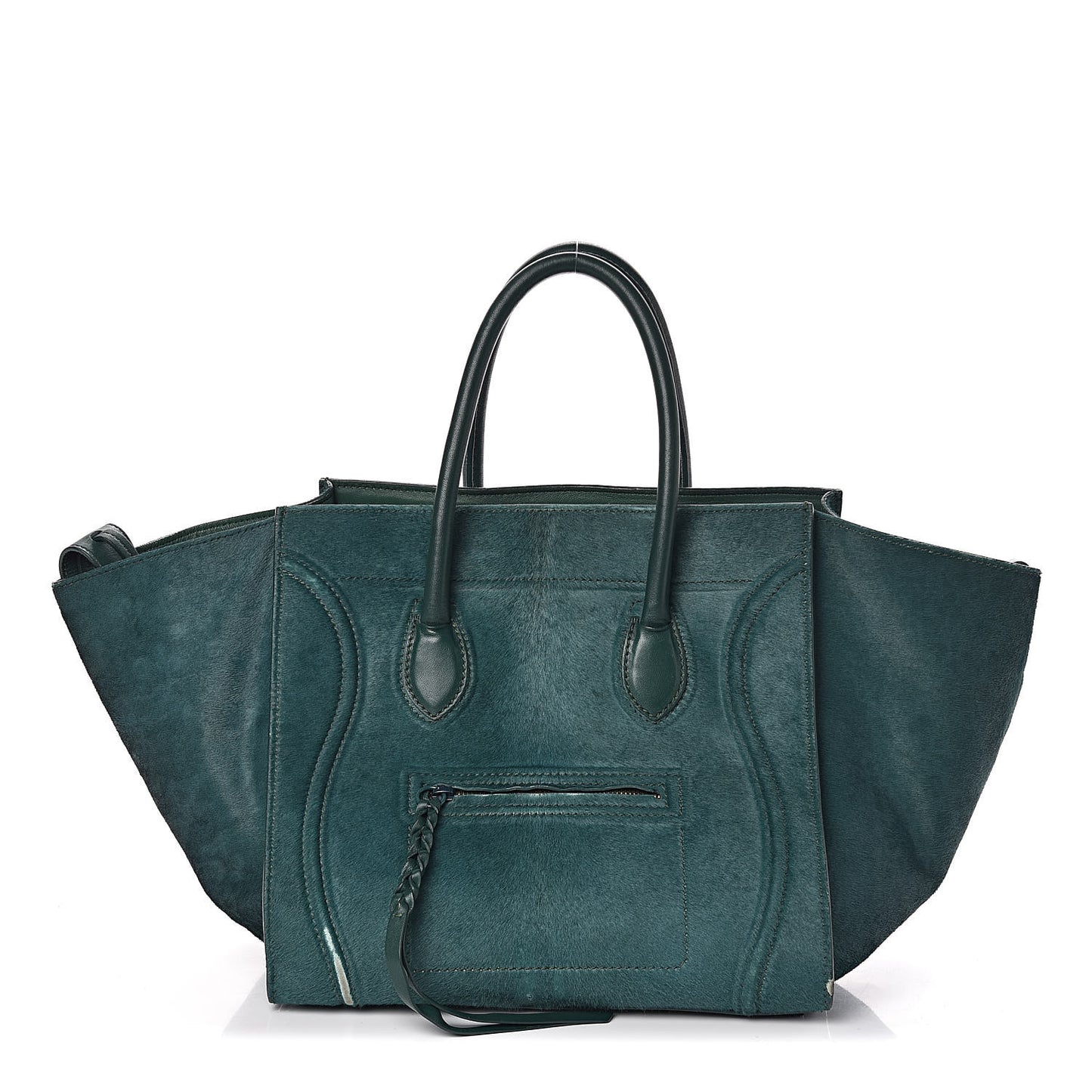 Pony Hair Small Phantom Luggage Jade