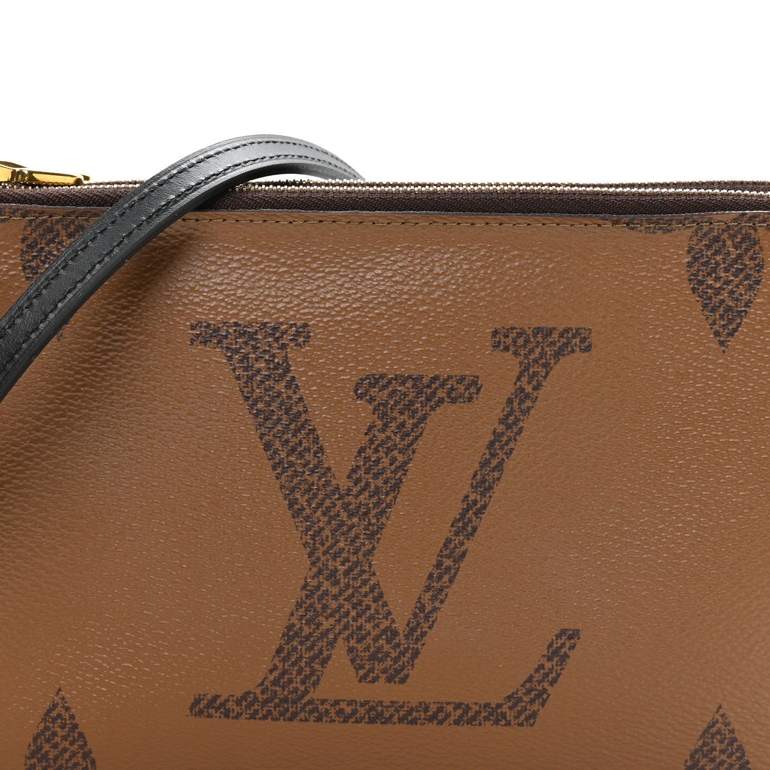 Louis Vuitton Reverse Monogram Giant Double Zip Pochette 7 of 9