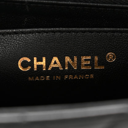 Chanel Lambskin Quilted Mini Rectangular Flap Black 6 of 11
