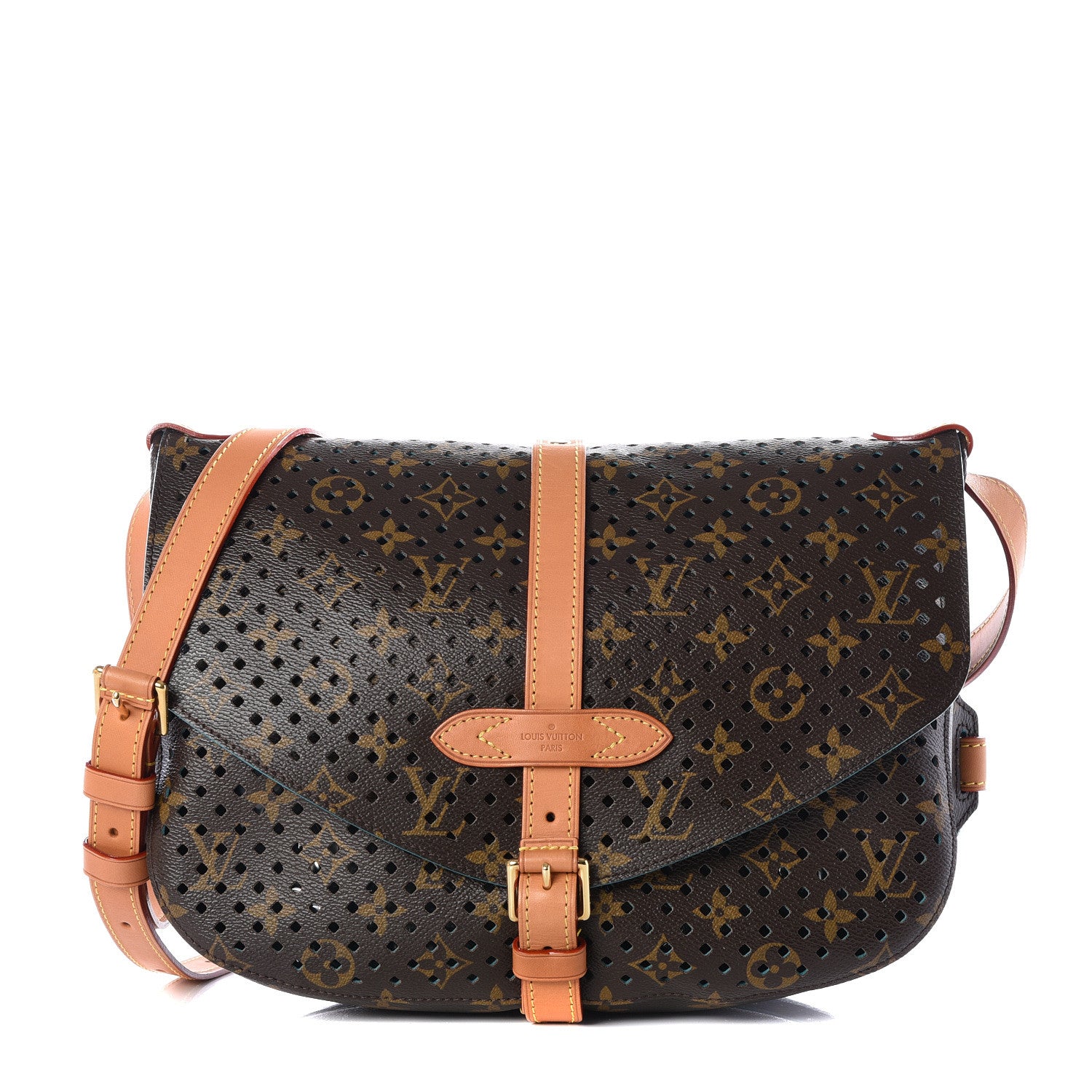 Louis Vuitton Monogram SC Flore Saumur Teal 1 of 11