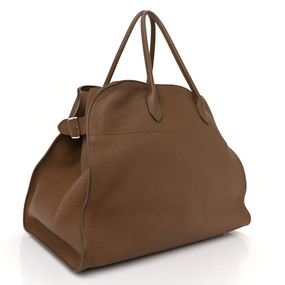 The Row Grained Calfskin Soft Margaux 17 Taupe 2 of 8