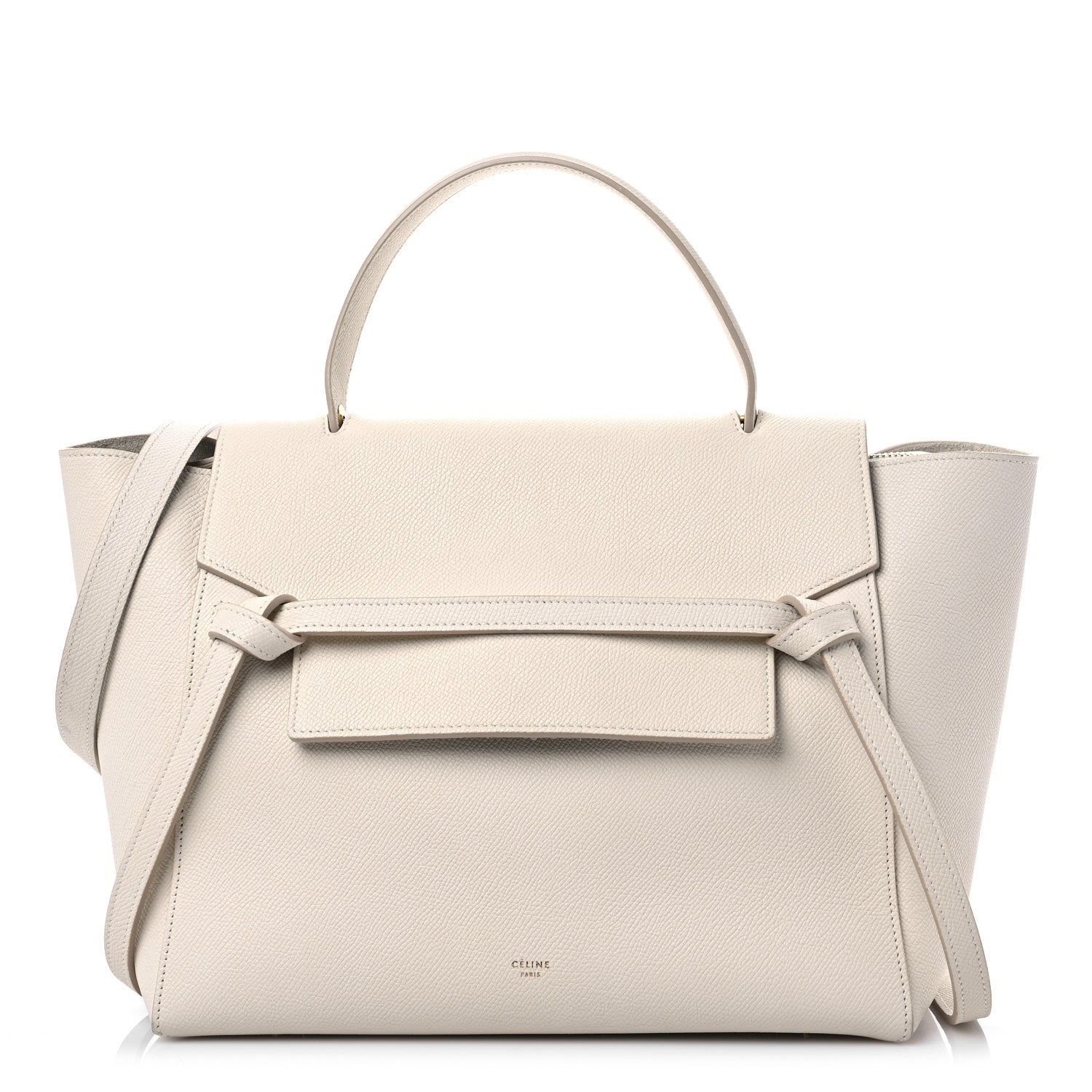 Celine Grained Calfskin Mini Belt Bag White 1 of 18