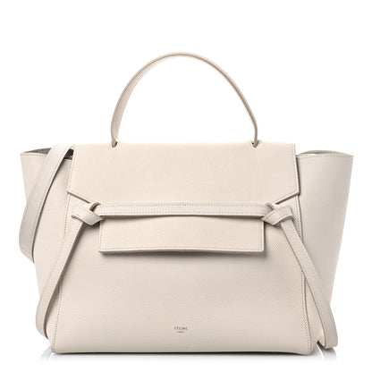 Celine Grained Calfskin Mini Belt Bag White 1 of 18