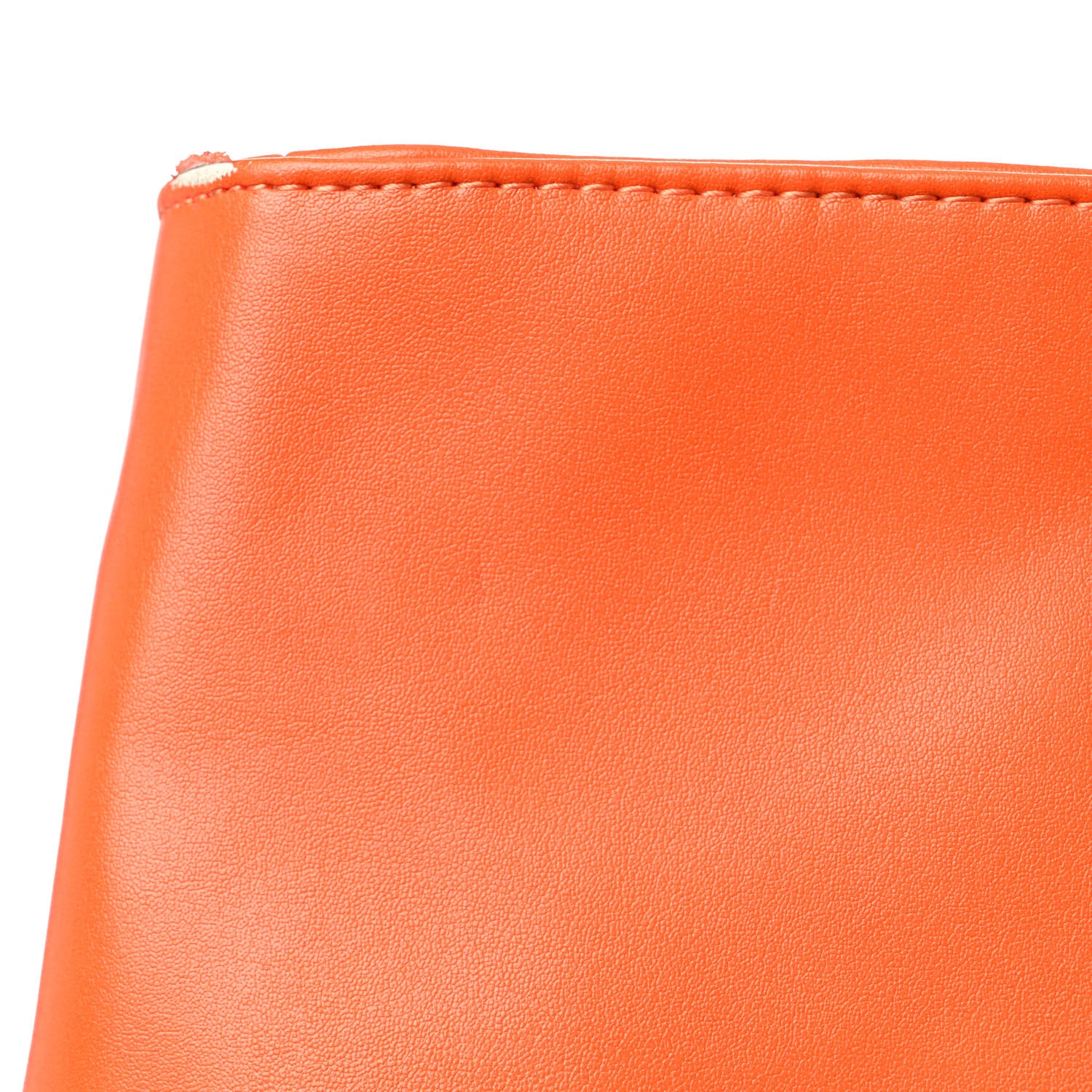Telfar Vegan Leather Medium Shopping Bag Orange 10 of 11