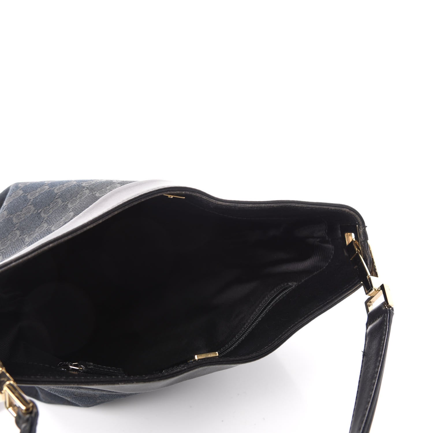 Gucci Monogram Shoulder Bag Black 5 of 12
