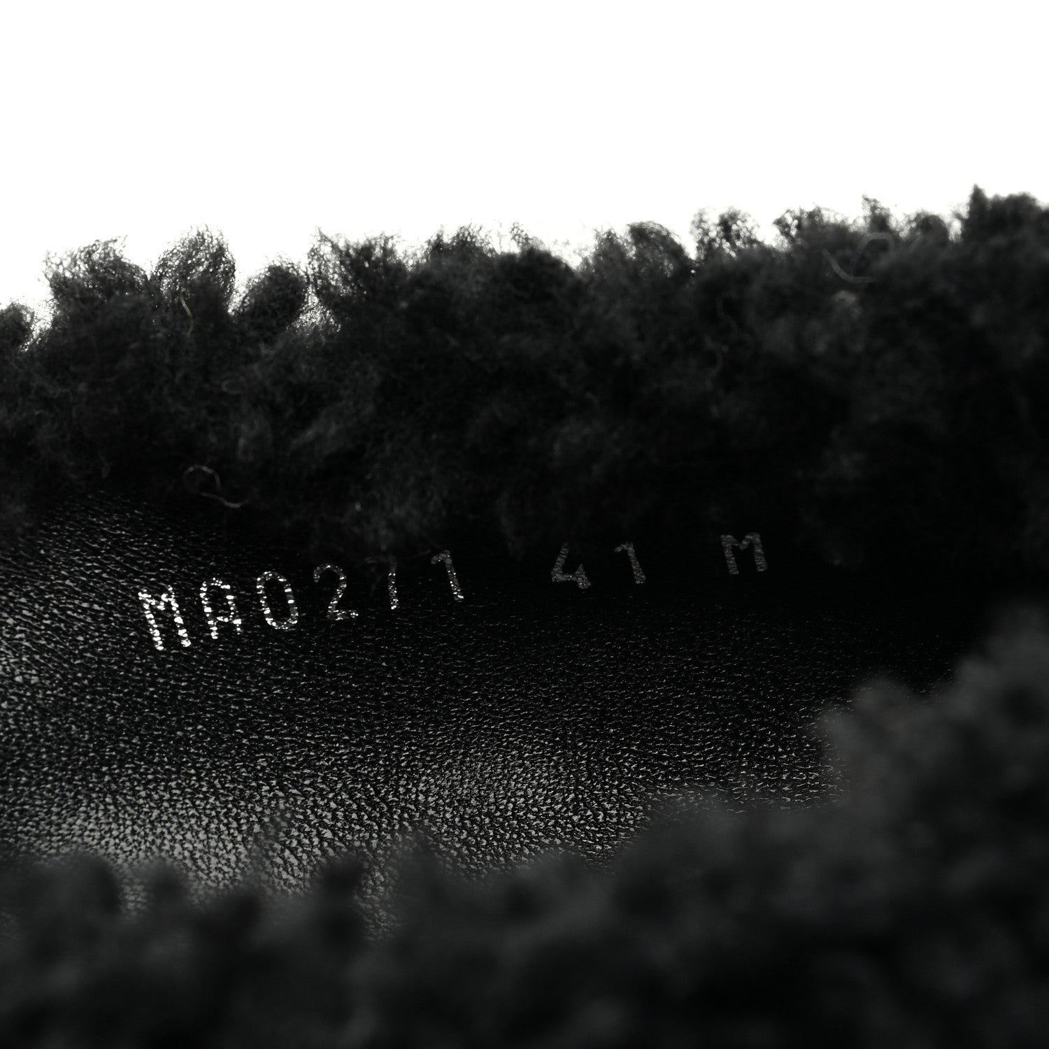 Louis Vuitton Shearling Popi Ballerina Flats 41 Black 8 of 8