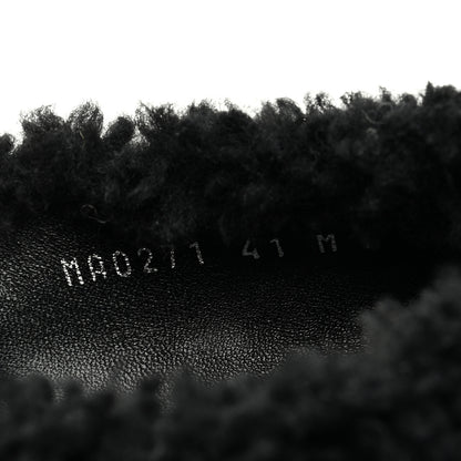 Louis Vuitton Shearling Popi Ballerina Flats 41 Black 8 of 8