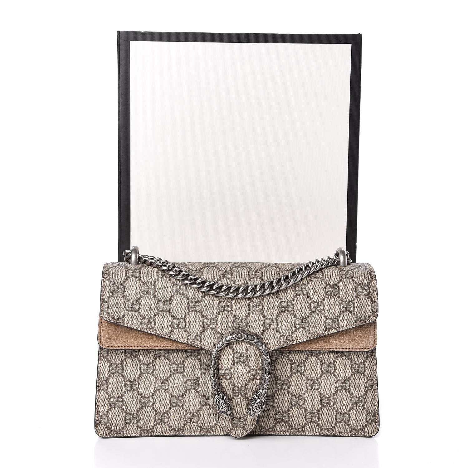 Gucci GG Supreme Monogram Small Dionysus Shoulder Bag Taupe 13 of 13