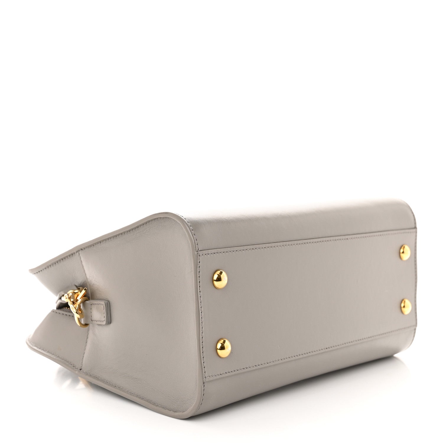 Saint Laurent Calfskin Monogram Baby Cabas Fog 4 of 12