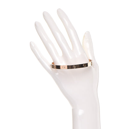 Cartier 18K Pink Gold LOVE Bracelet 19 2 of 6