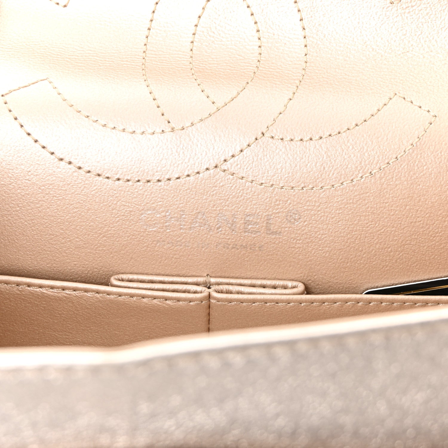 Chanel Metallic Calfskin Quilted 2.55 Reissue 226 Flap Light Pink 6 of 11