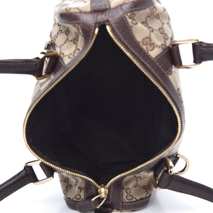 Gucci Monogram Small Abbey Boston Dark Brown 5 of 10