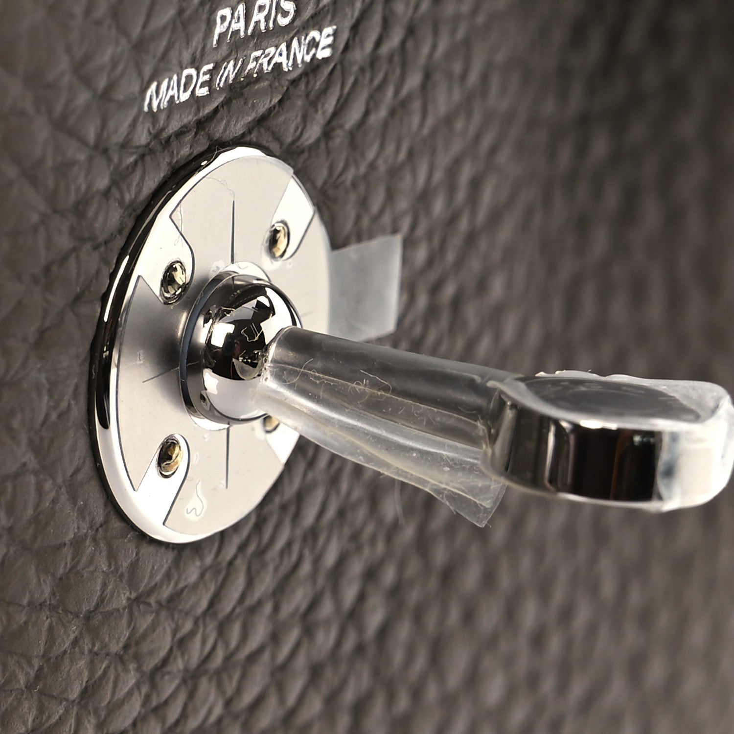 Hermes Taurillon Clemence Mini Lindy 20 Etoupe 13 of 14