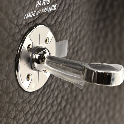 Hermes Taurillon Clemence Mini Lindy 20 Etoupe 13 of 14