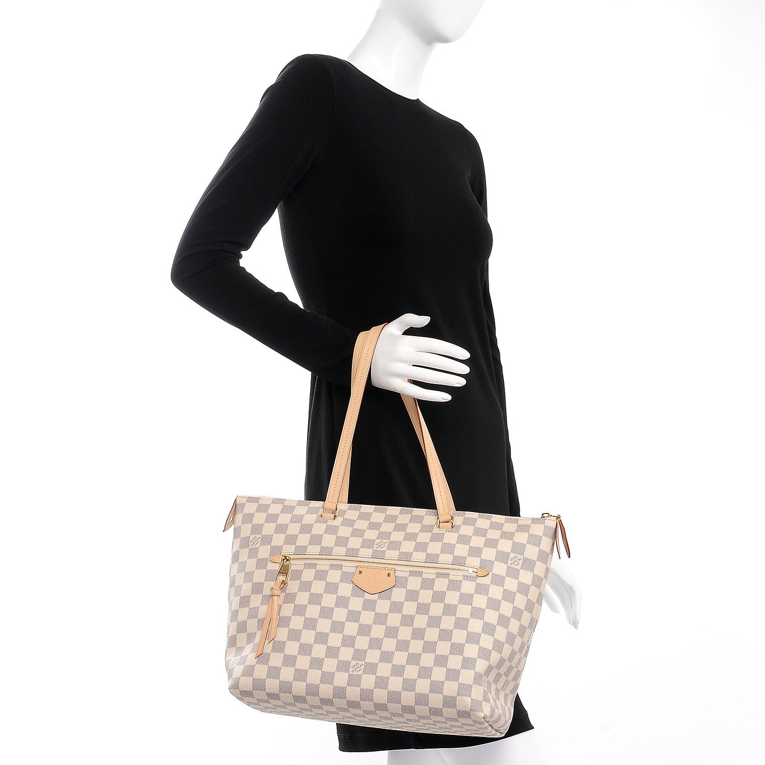 Louis Vuitton Damier Azur Iena MM 2 of 9