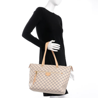 Louis Vuitton Damier Azur Iena MM 2 of 9