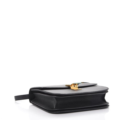 Celine Goatskin Medium Classic Box Flap Bag Black 4 of 8