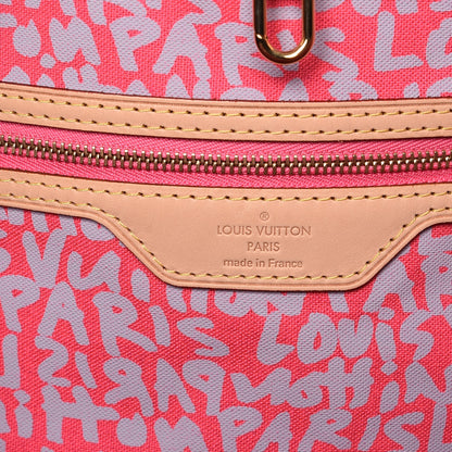 Louis Vuitton Monogram Graffiti Neverfull GM Fuchsia 6 of 8