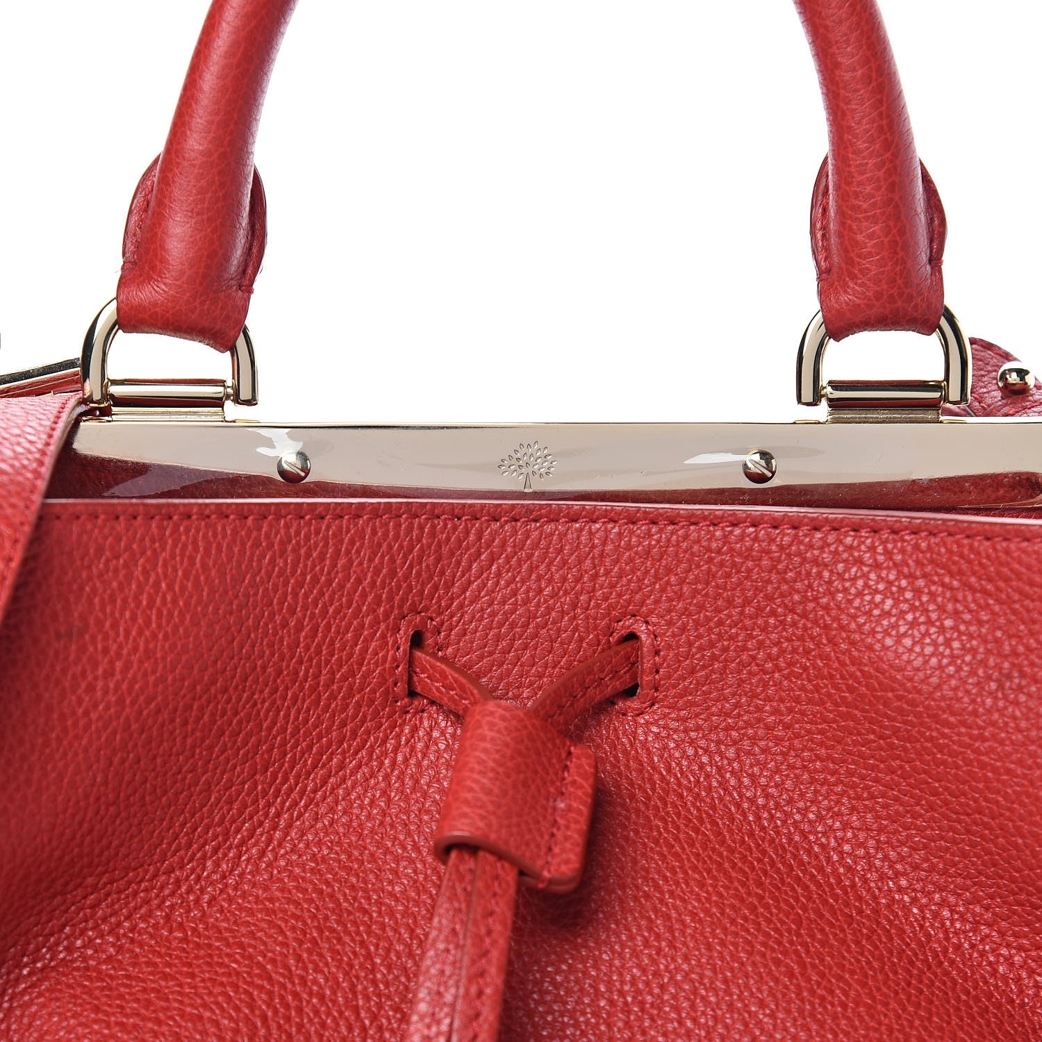 Mulberry Small Classic Grain Kensington Poppy Red 11 of 11