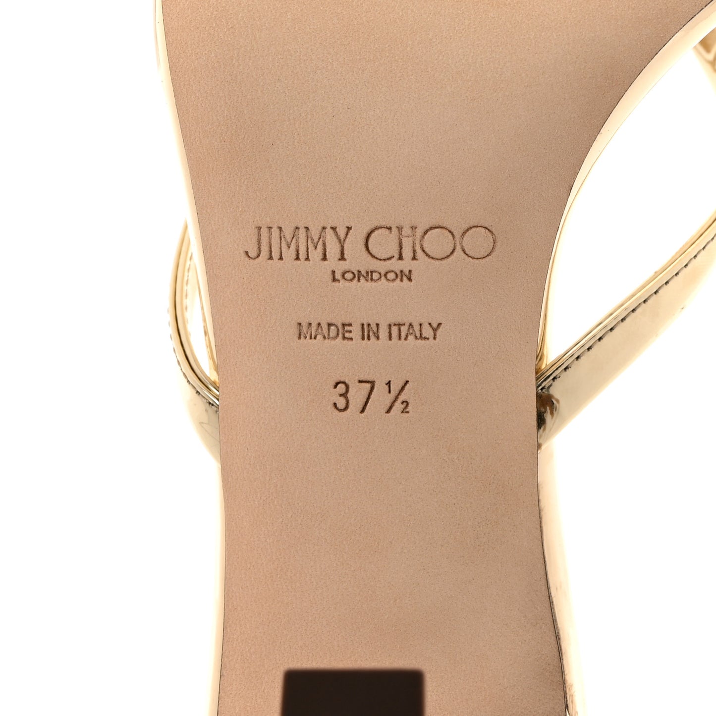 Metallic Maelie 70 Sandals 37.5 Gold
