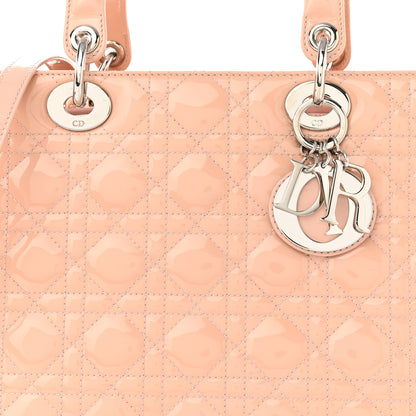 Christian Dior Patent Cannage Large Lady Dior Light Pink 8 of 10