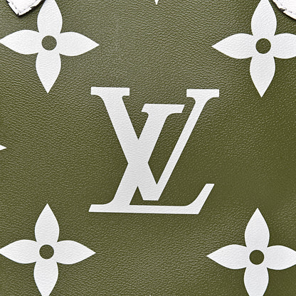 Louis Vuitton Monogram Giant Neverfull MM Kaki 12 of 12