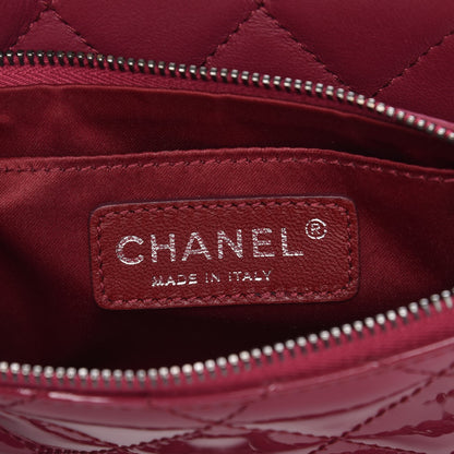 Chanel Patent Quilted Crossbody Pink 8 of 9