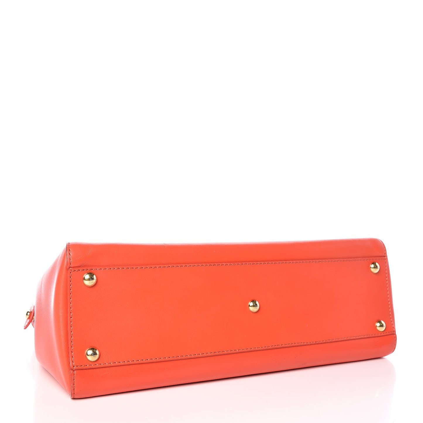 Vitello Morgan Shiny Nappa Medium Peekaboo Iconic Satchel Papavero