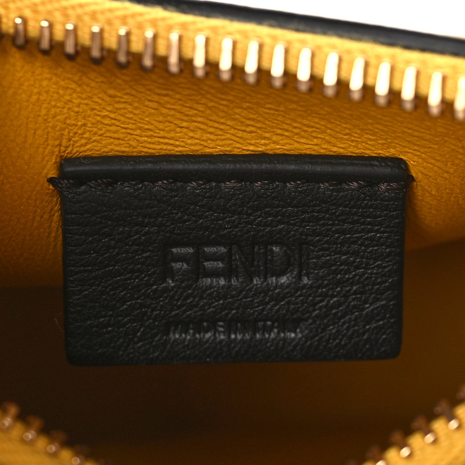 Fendi Vitello Grace New Matte Nano Fendigraphy Hobo Charm Mimosa 6 of 10