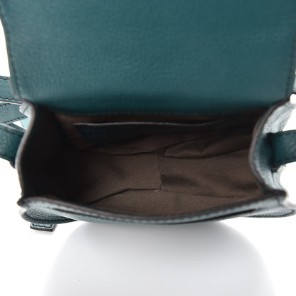 Chloe Calfskin Mini Marcie Round Crossbody Bag Teal 5 of 7