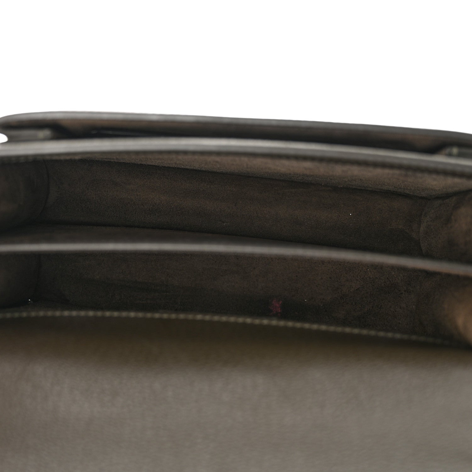 Saint Laurent Grained Calfskin Medium Monogram Sunset Satchel Dark Green 5 of 16